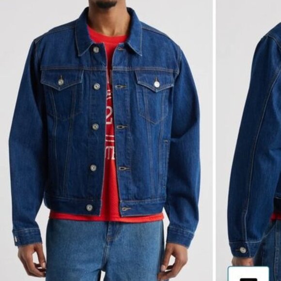 NEW Elwood Classic Denim Jacket Pond Wash Small - Picture 14 of 14